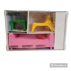 IKEA Huset Doll Furniture Mod MCM Barbie Scale Bed Table Chair 502.631.50 New